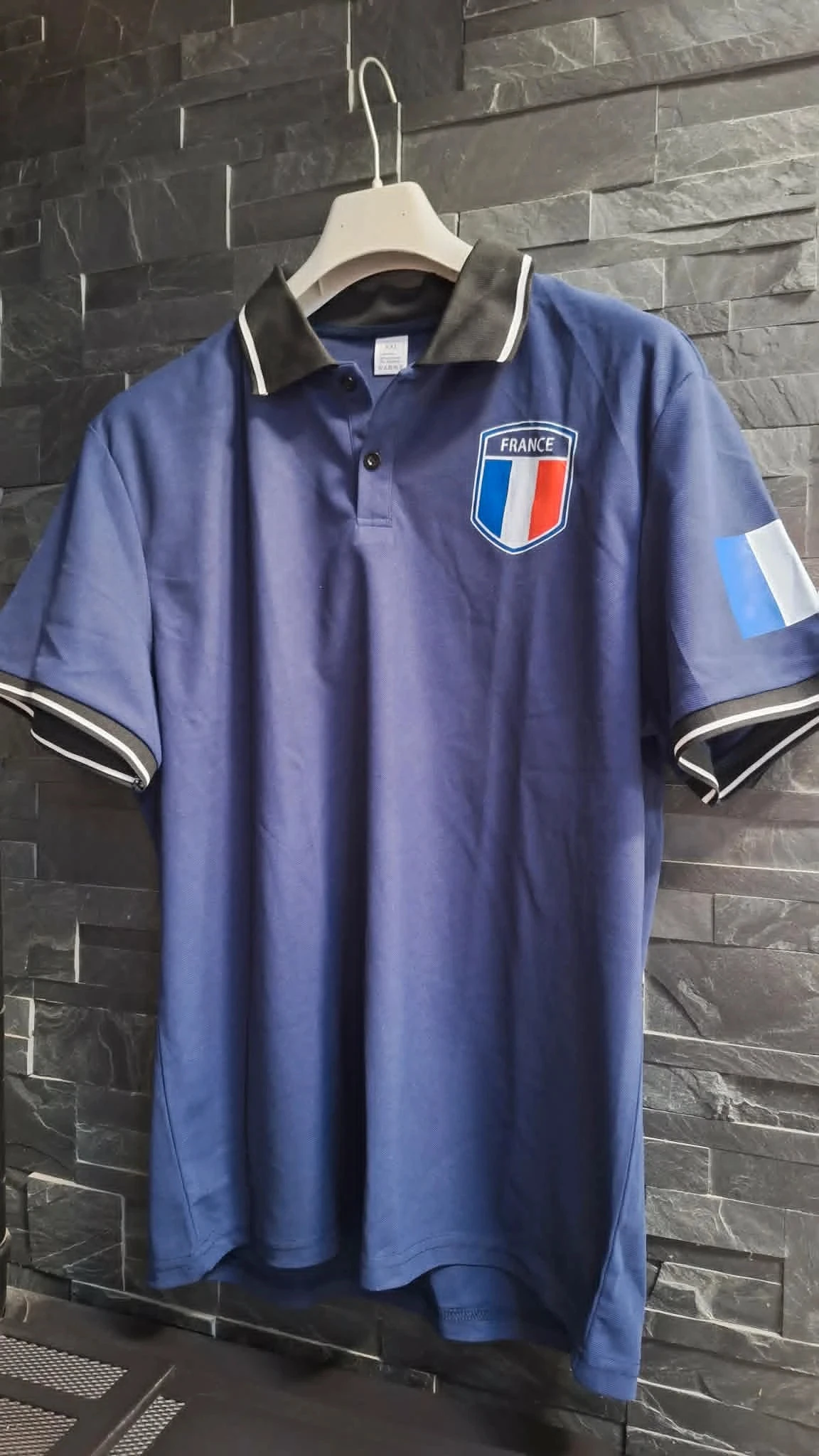 Navy blue polo, tricolor spirit. – photo 10